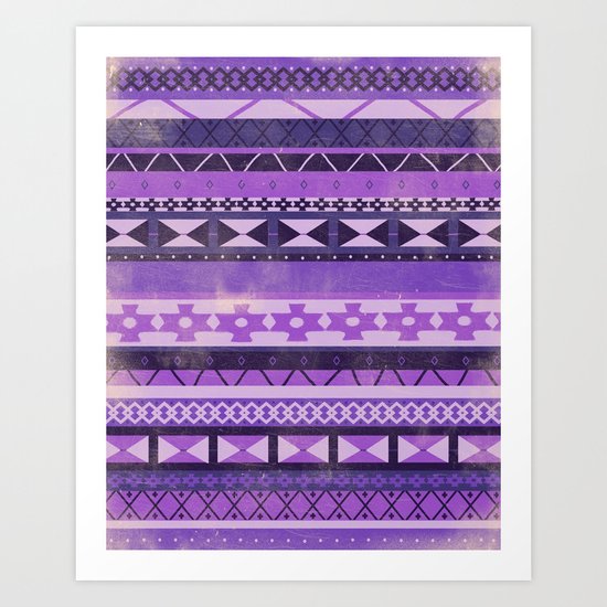 Native Spirit (Purple) Art Print