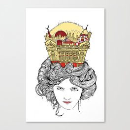 The Queen of Montreal Canvas Print