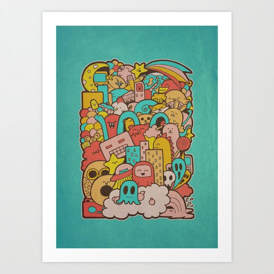 Doodleicious Art Print