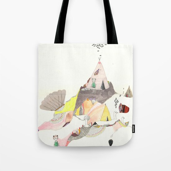Kids Discover Magic Mountain Tote Bag