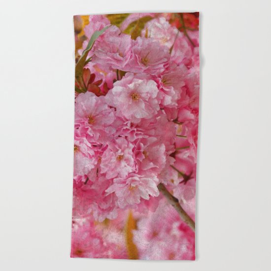Cherry blossom #4 Beach Towel