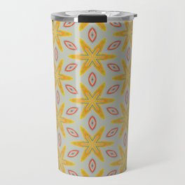 Pattern - Sunny Days red and yellow art and home decor Travel Mug