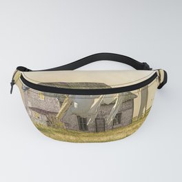 Retro Style Wash on the Clothesline by Prairie Farm House Fanny Pack