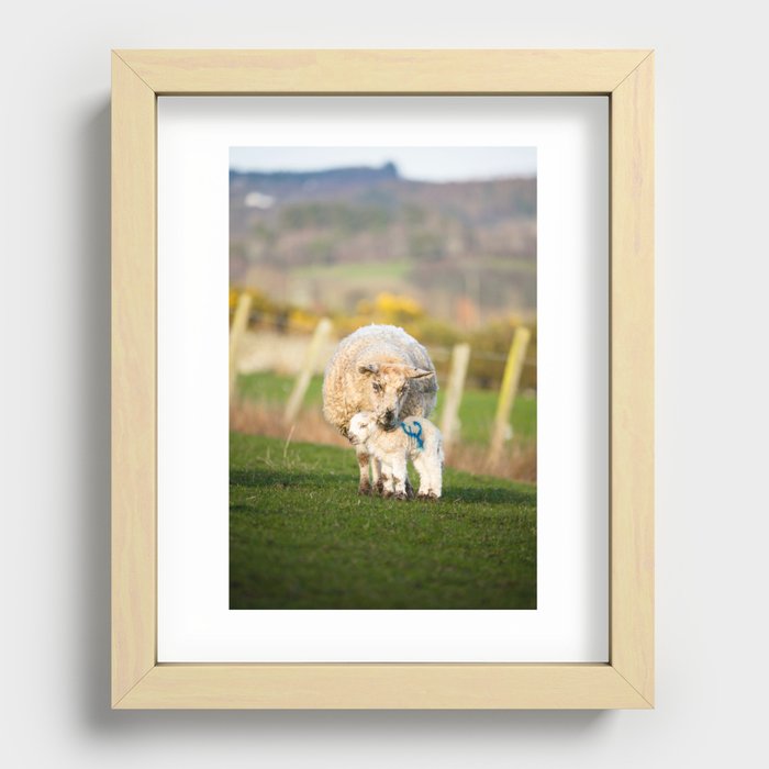 My Baby Recessed Framed Print