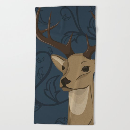 Cervidae Beach Towel