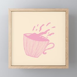 Spill the tea Framed Mini Art Print