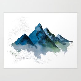 For the mountain lover Art Print