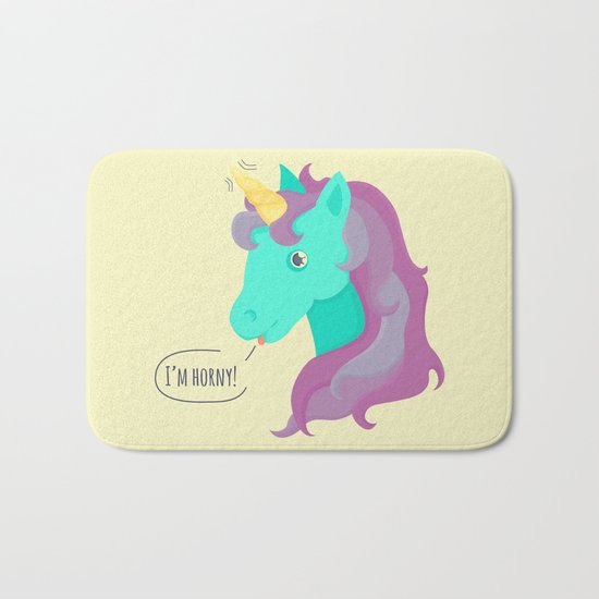Hornycorn Bath Mat