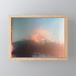 Cascade Mountain Framed Mini Art Print