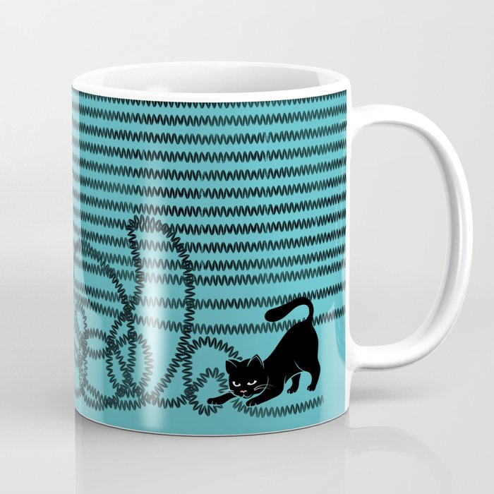 Unravel (in Blue) Coffee Mug