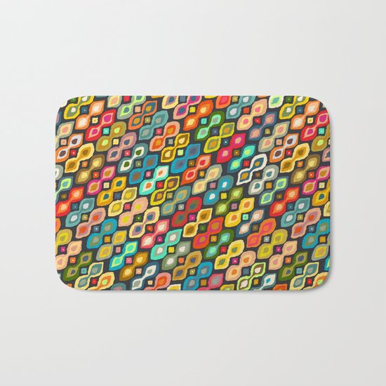 Varsha ikat pop Bath Mat