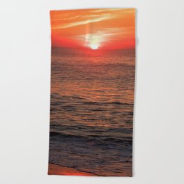 Sunrise Rays Beach Towel