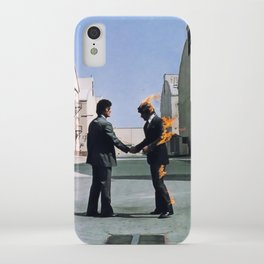Wish You Were Here Pink Shake Hands Floyd Rock Band iPhone Case