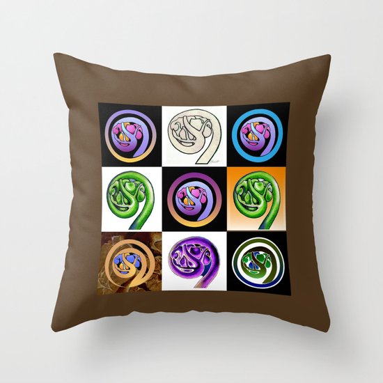 Koru Mania Throw Pillow