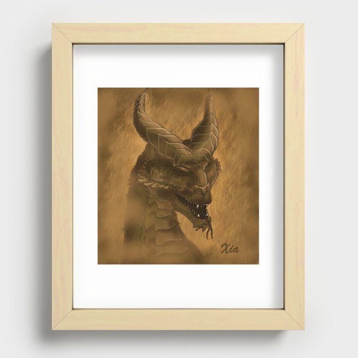 The Dragon Recessed Framed Print