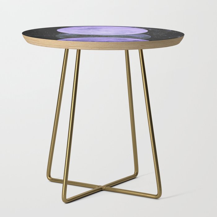 Very Peri Moon Phases Side Table