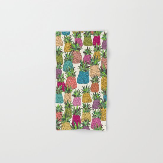 West Coast pineapples Hand & Bath Towel