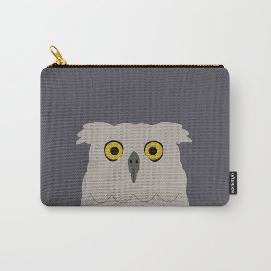 Wide Eyed Owl Carry-All Pouch