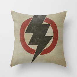 lightning strike zone Throw Pillow