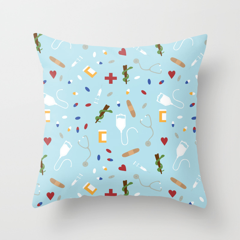 Hospital Throw Pillow By Svaeth Society6
