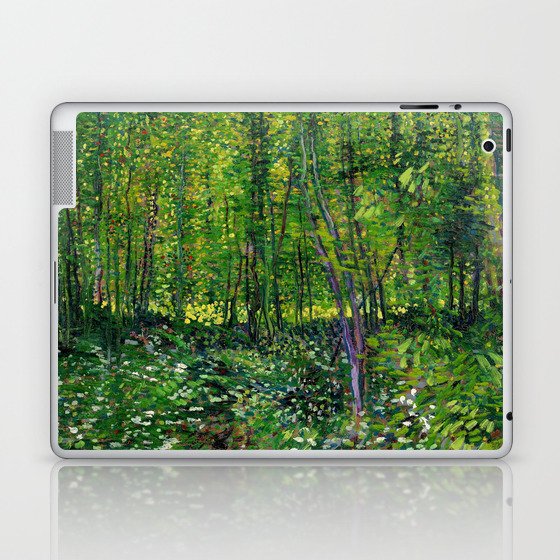Vincent Van Gogh Trees and Undergrowth 1887 Laptop & iPad Skin