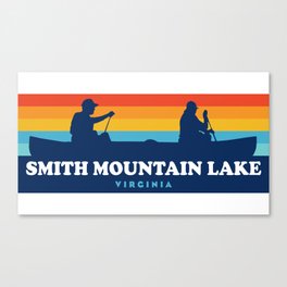 Smith Mountain Lake Virginia Canoe Canvas Print