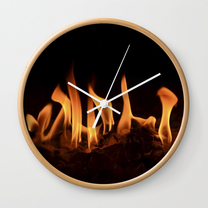 Fire Wall Clock