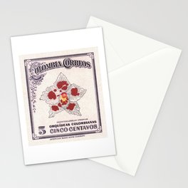 1947 COLOMBIA Odontoglossum Orchid Stamp Stationery Card