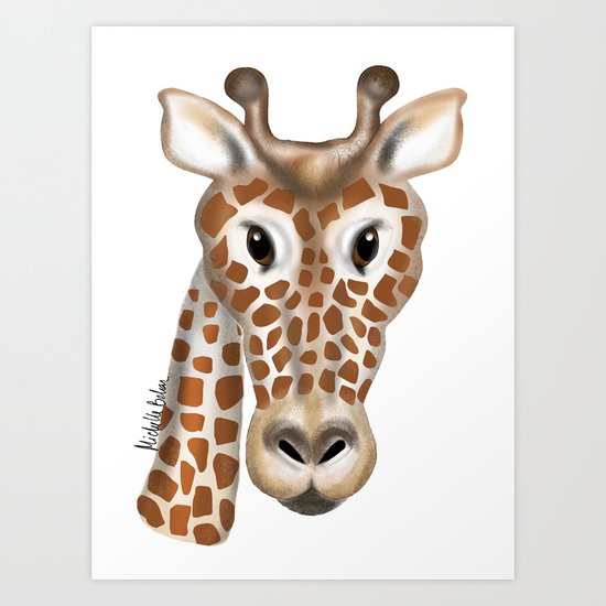 Giraffe Art Print