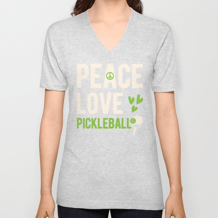 Pickleball Lover V Neck T Shirt