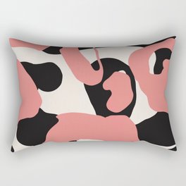 Scandinavian abstract splatter pattern Rectangular Pillow