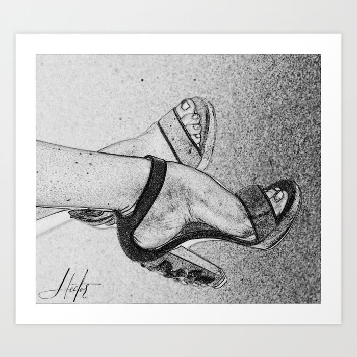 Shoes and Arches Art Print