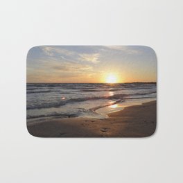 Sunset By The Beach Bath Mat