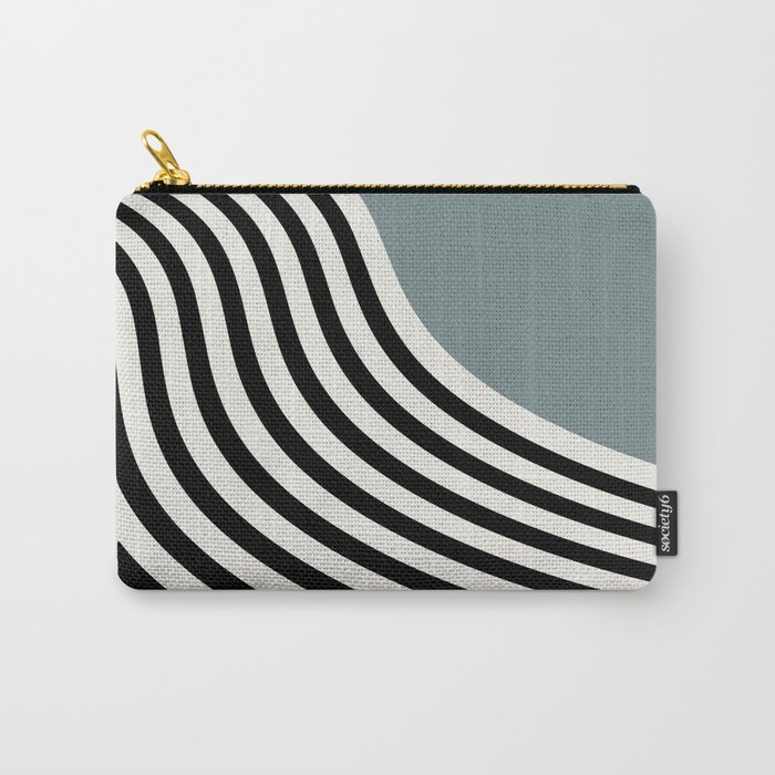 The Waves: Mid Century Modern Carry-All Pouch