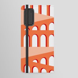 Bauhaus Arch Minimalist Warm Colors Android Wallet Case