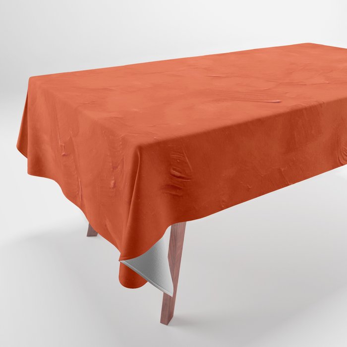 Best_Seller - Orange_Red - Orange_Colors Serie #01 solid_color by Single_Color_Studio Tablecloth