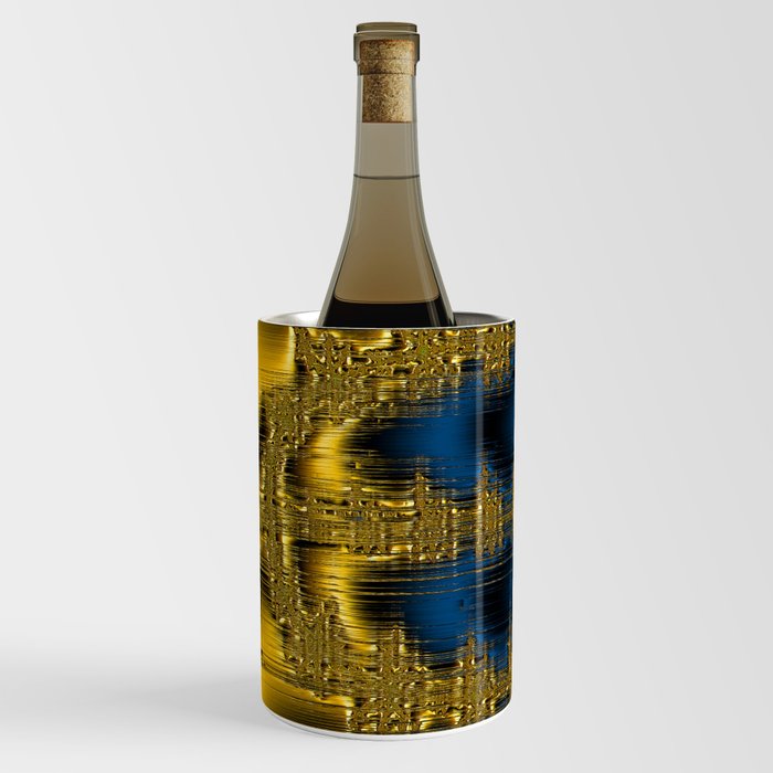 Abstract old golden smear  Wine Chiller