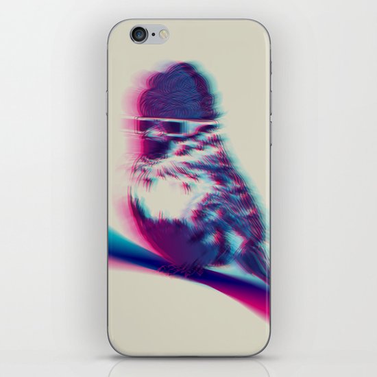 Bird Hair Day iPhone & iPod Skin