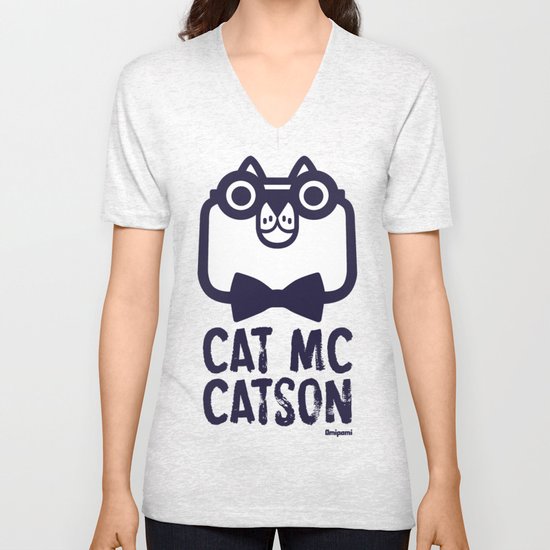 Cat Mc Catson Unisex V-Neck