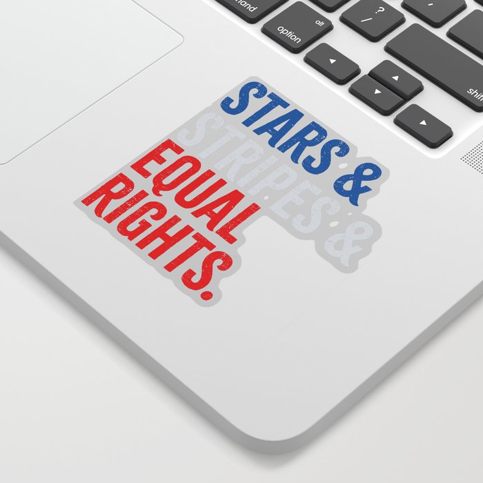 Stars&Stripes&Equal Rights. Sticker