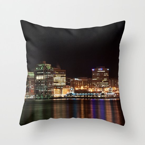 Halifax Waterfront Throw Pillow