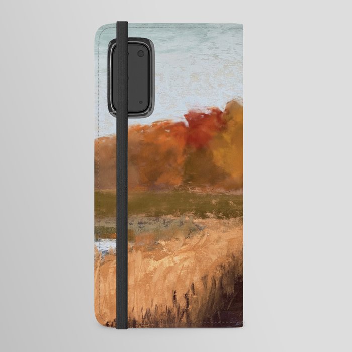 Fall Tree Line Android Wallet Case