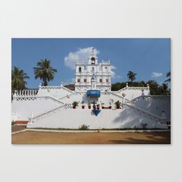 Our lady of the immaculate conception church - goa Canvas Print