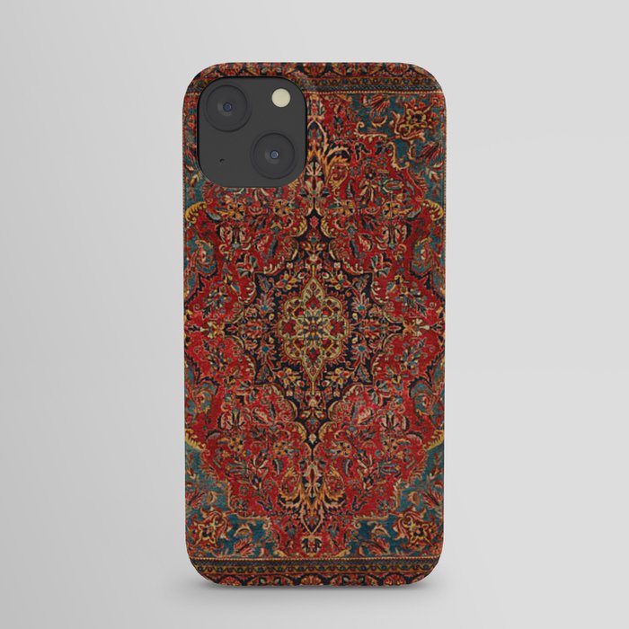 Antique Persian Sarouk Area Rug iPhone Case