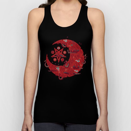 The Blood Moon Compels You to Fuck Shit Up Unisex Tank Top