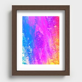 Psychedelic Reverb Recessed Framed Print
