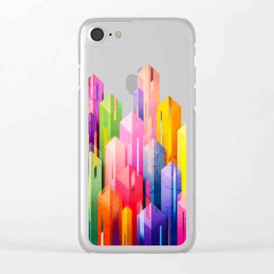 obelisk posture Clear iPhone Case