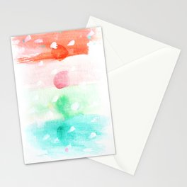 Glitter Snow by Charlie Tam Stationery Cards