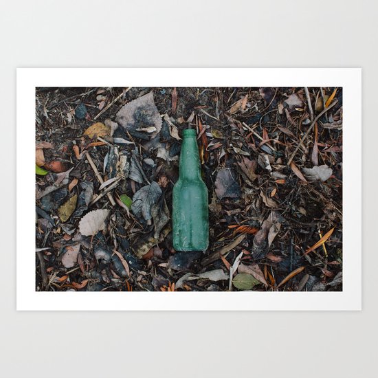 Bottle without a message Art Print