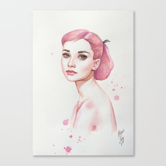 Audrey Hepburn Canvas Print